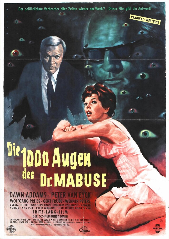 1000 глаз доктора Мабузе (1960)